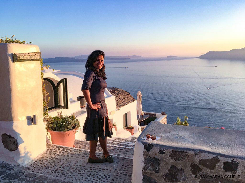 On the Streets of Oia