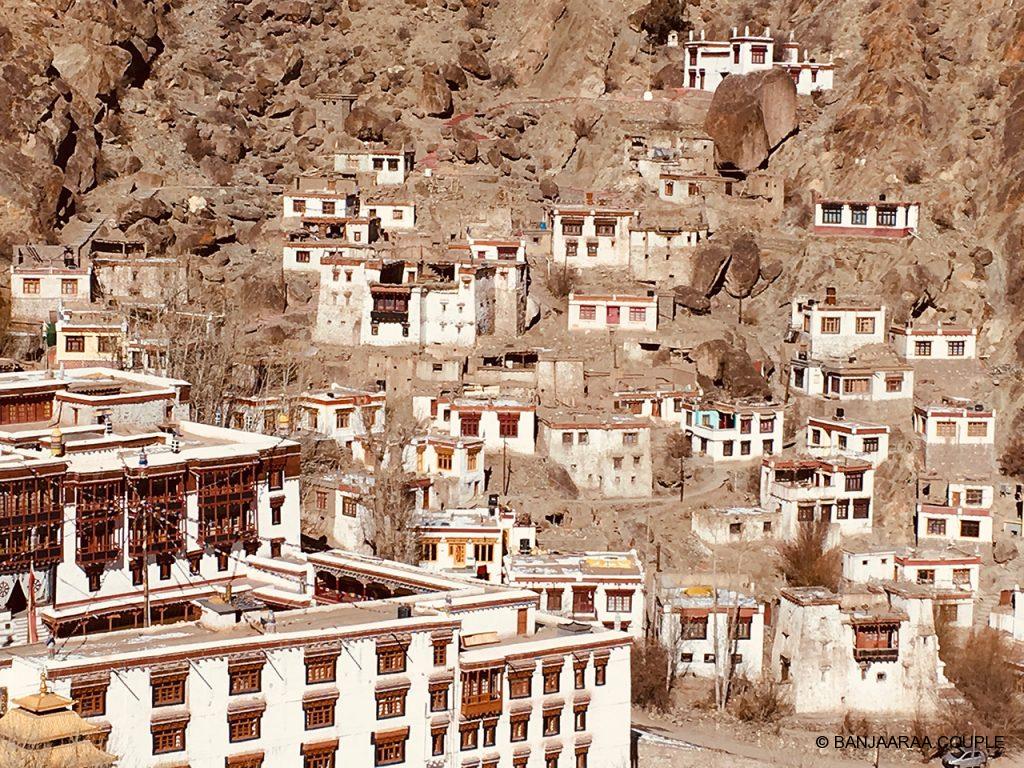 Aerial view of Hemis Monastery