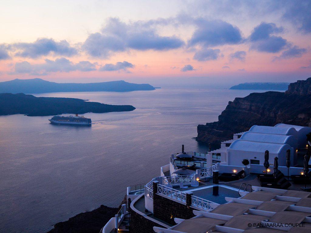 Imerovigli at Sunset