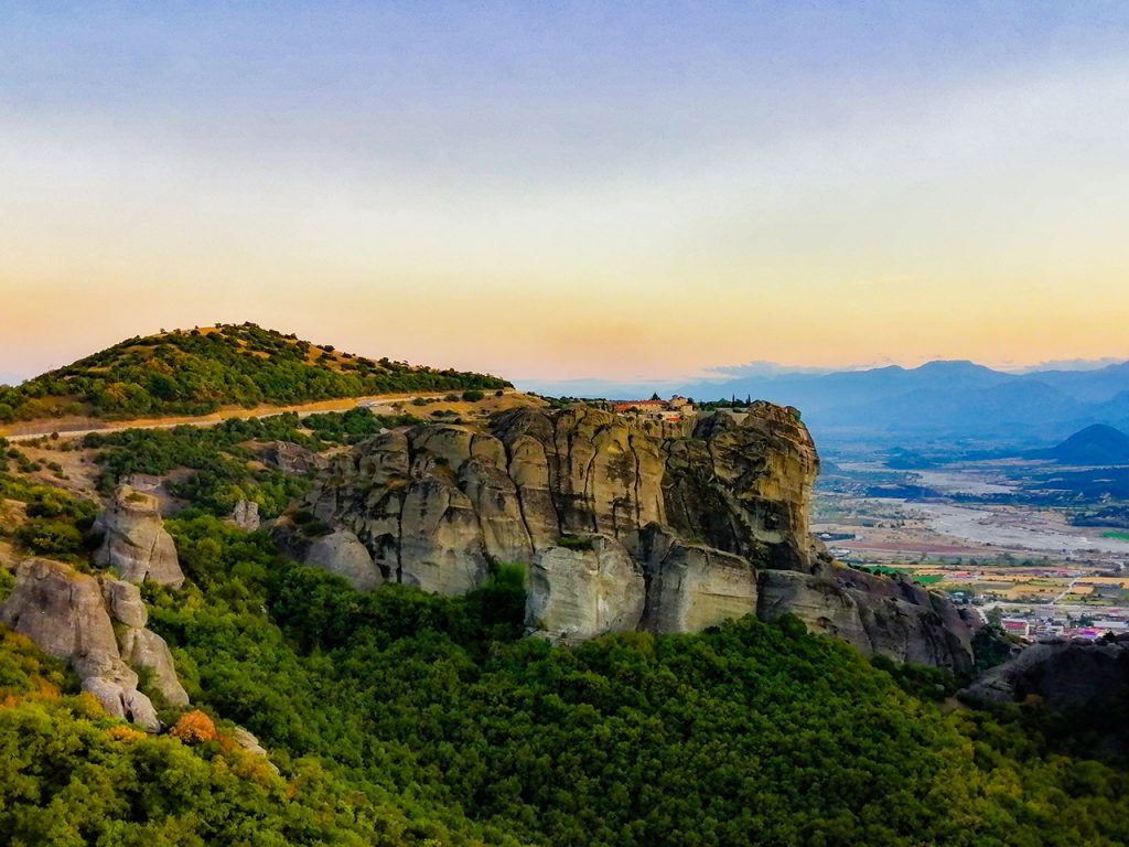 Shot during sunset from Sunset point at Meteora